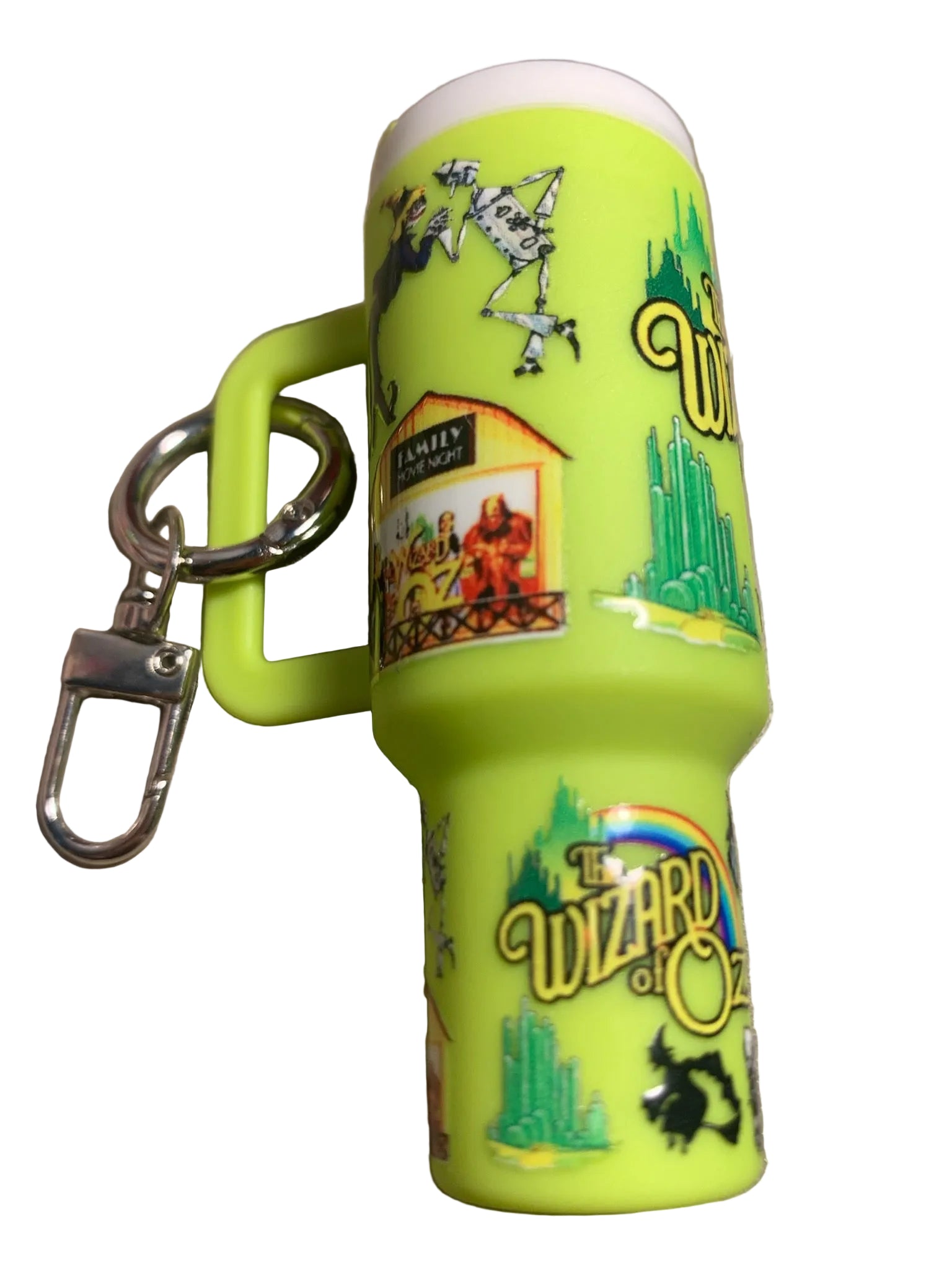 Wizard of Oz Mini Tumbler Chapstick Holder Keychain 🌈✨