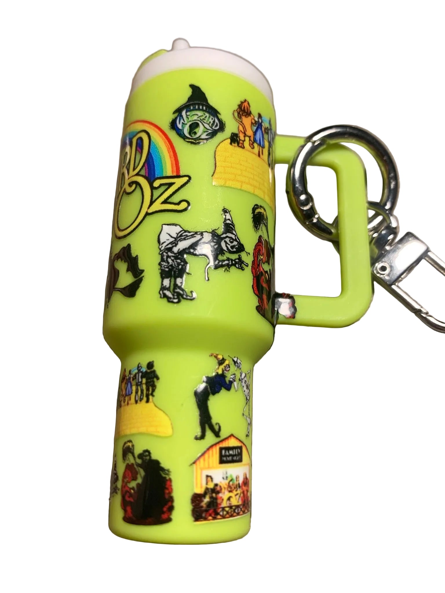 Wizard of Oz Mini Tumbler Chapstick Holder Keychain 🌈✨
