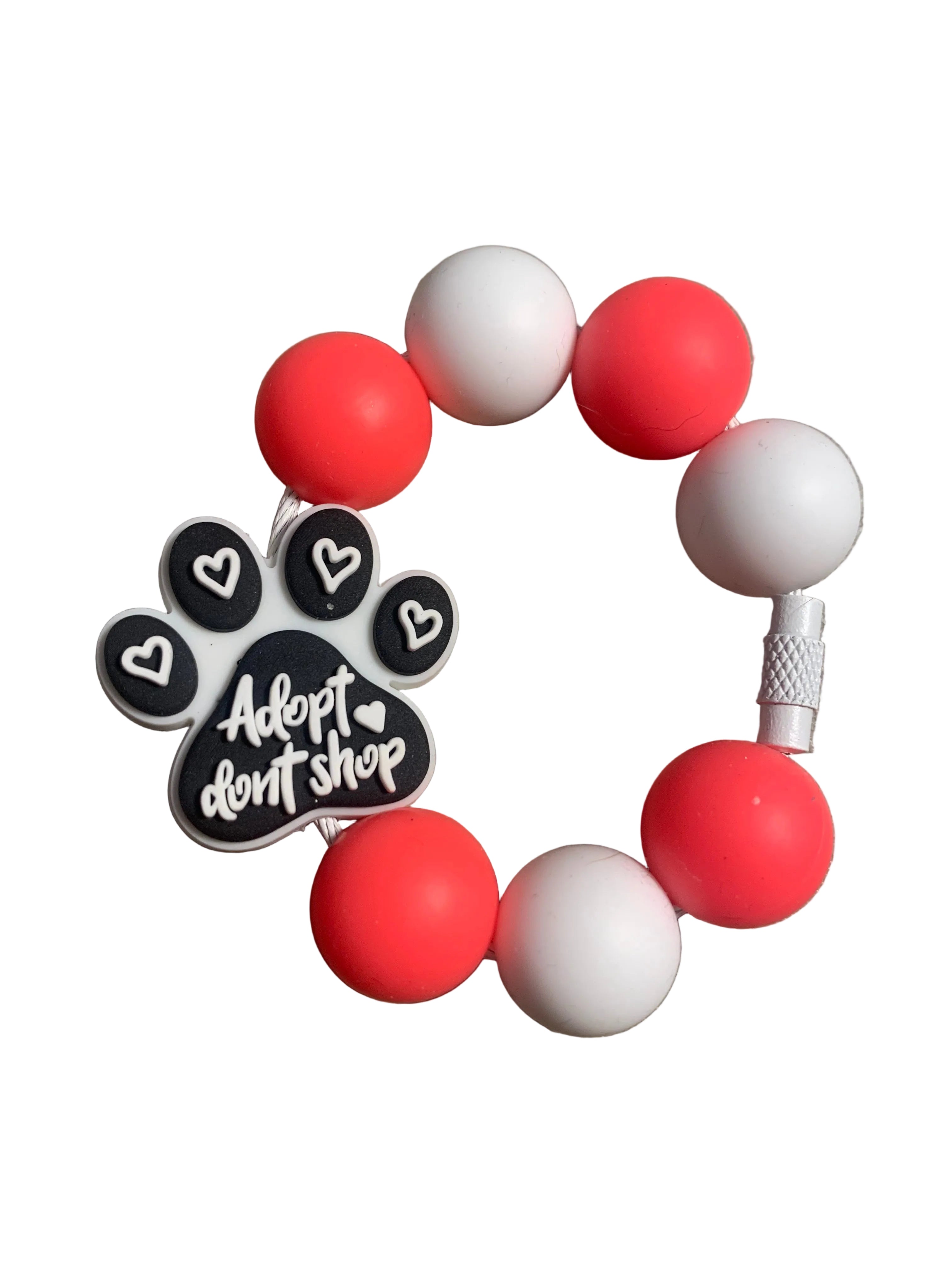 Adopt Don’t Shop Paw Print Tumbler Charm 🐾❤️