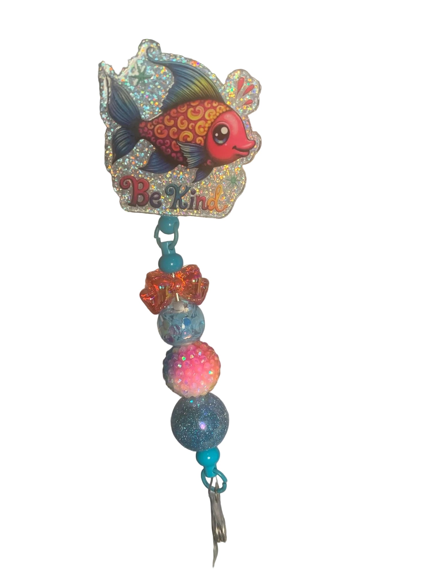 “Be Kind” Fish Badge Reel