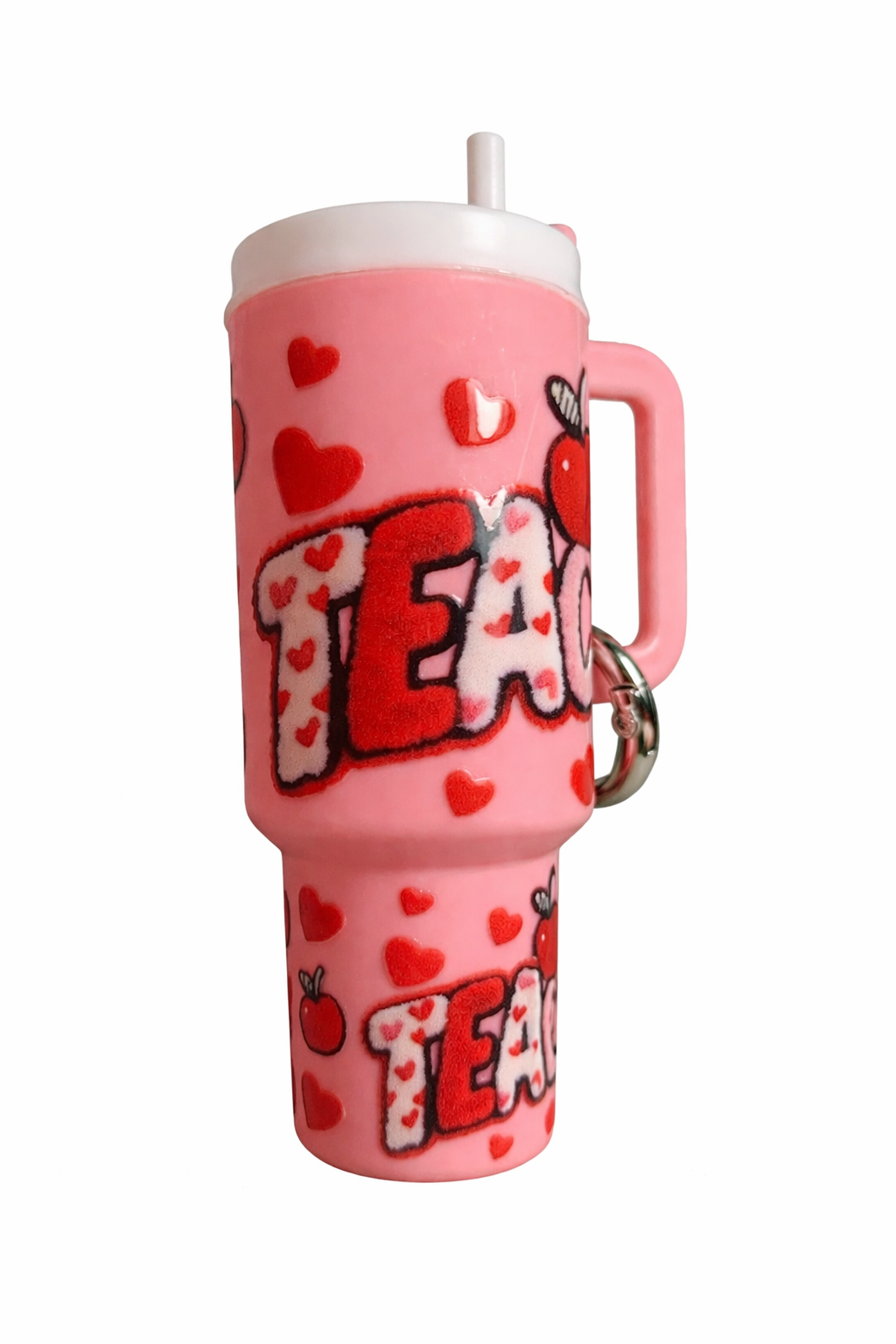 Teacher tumbler keychain