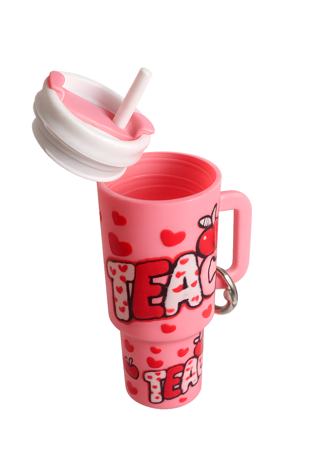 Teacher tumbler keychain