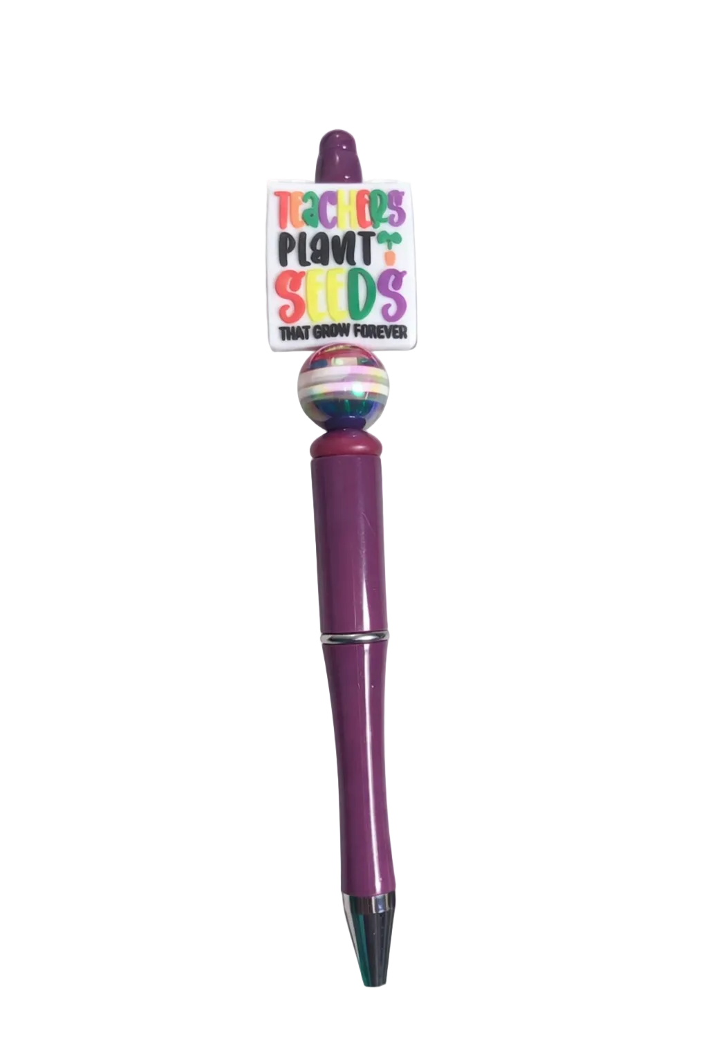 🌱 Teacher Pen – “Teachers Plant Seeds That Grow Forever”